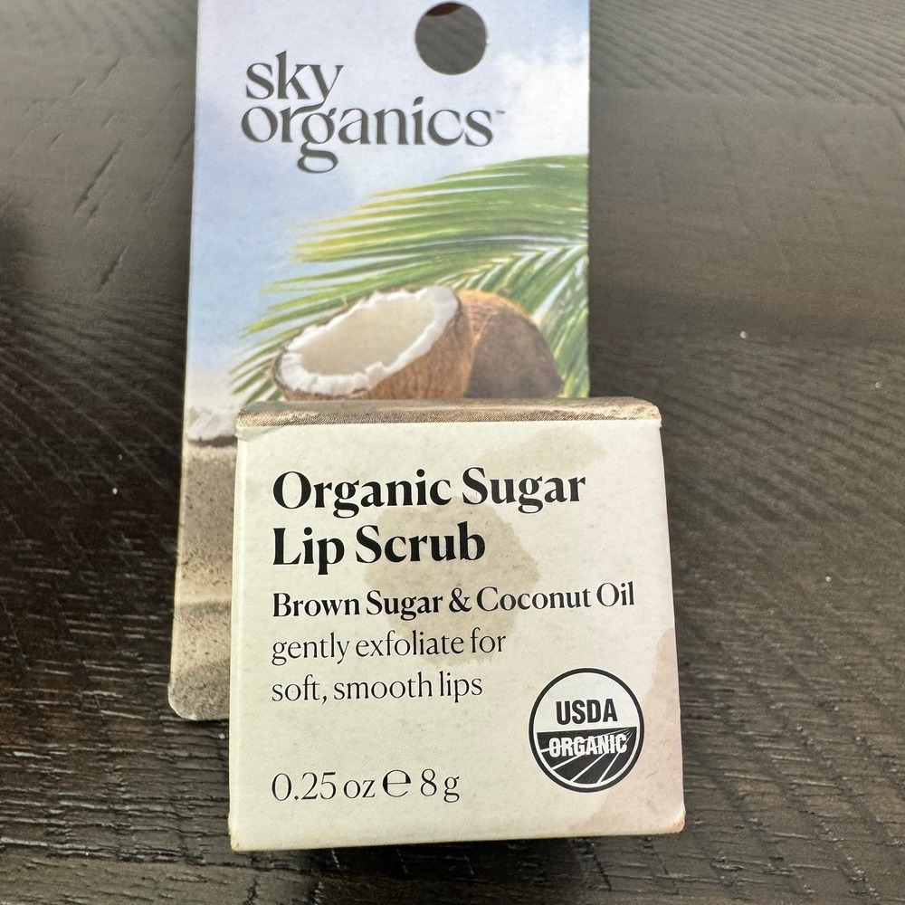 New Sky Organics Lip Scrub skincare Beauty.‎ Lip care - spa day- self care